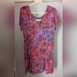 Vibrant Floral Mini Dress